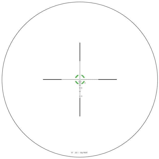 Trijicon AccuPower 1-4x24 APW Green Seg-Cir/Dot Crosshair 1900007 ...