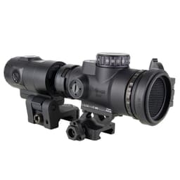 Trijicon 1x25 MRO HD Patrol Combo Set; 68 MOA Reticle w/ 2.0 MOA Dot; Full Co-Witness Q-LOC Mount (AC32070) and 3x Magnifier w/ Quick Release Flip-to-