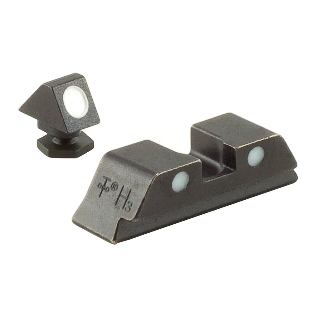Trijicon Bright &amp; Tough 3-Dot Night Sight Set for All Glock Models - NO TRITIUM 600234