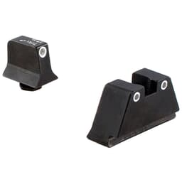 Trijicon Bright & Tough 3-Dot WHT Outline/GRN Front/ORG Rear Night Sight Suppressor Set for Large Frame Glock Models 600690