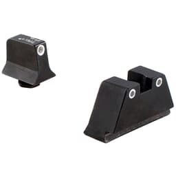 Trijicon Bright & Tough 3-Dot WHT Outline/GRN Front/YLW Rear Night Sight Suppressor Set for Large Frame Glock Models 600691