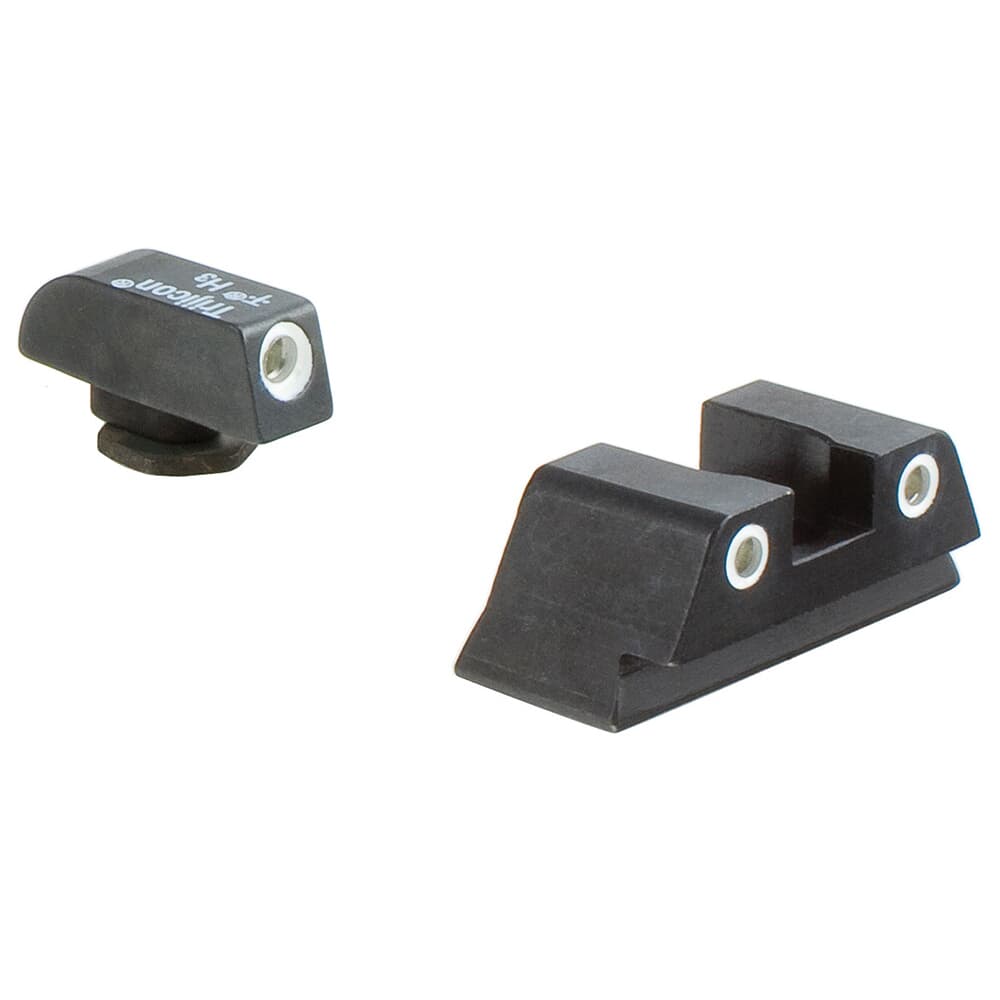 Trijicon Bright & Tough 3-Dot Green Front/Yellow Rear Night Sight Set for Small Frame Glock Models 600778
