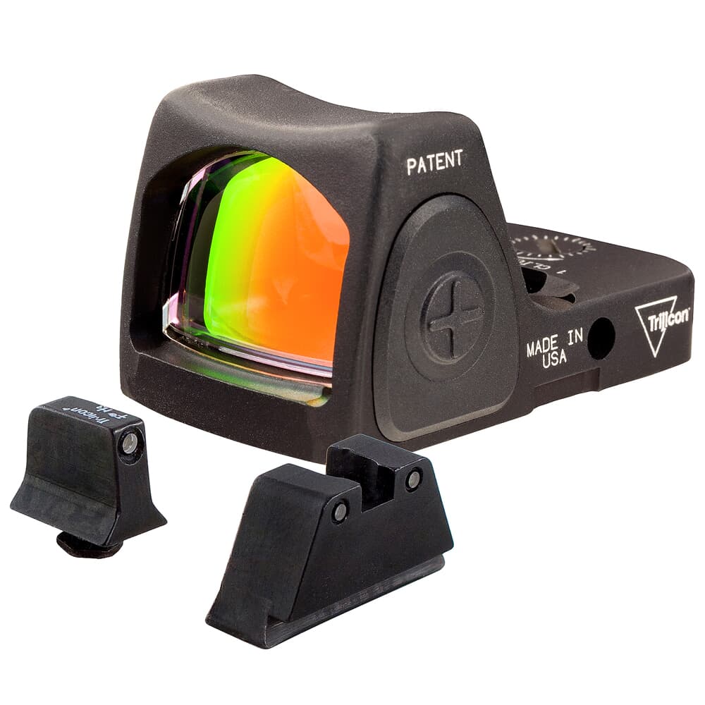 Trijicon Dual Defense Kit w/6.5 MOA RMR Type 2 &amp; Bright &amp; Tough BLK/BLK Night Sight Suppressor Set for Standard Frame Glock Models 700794