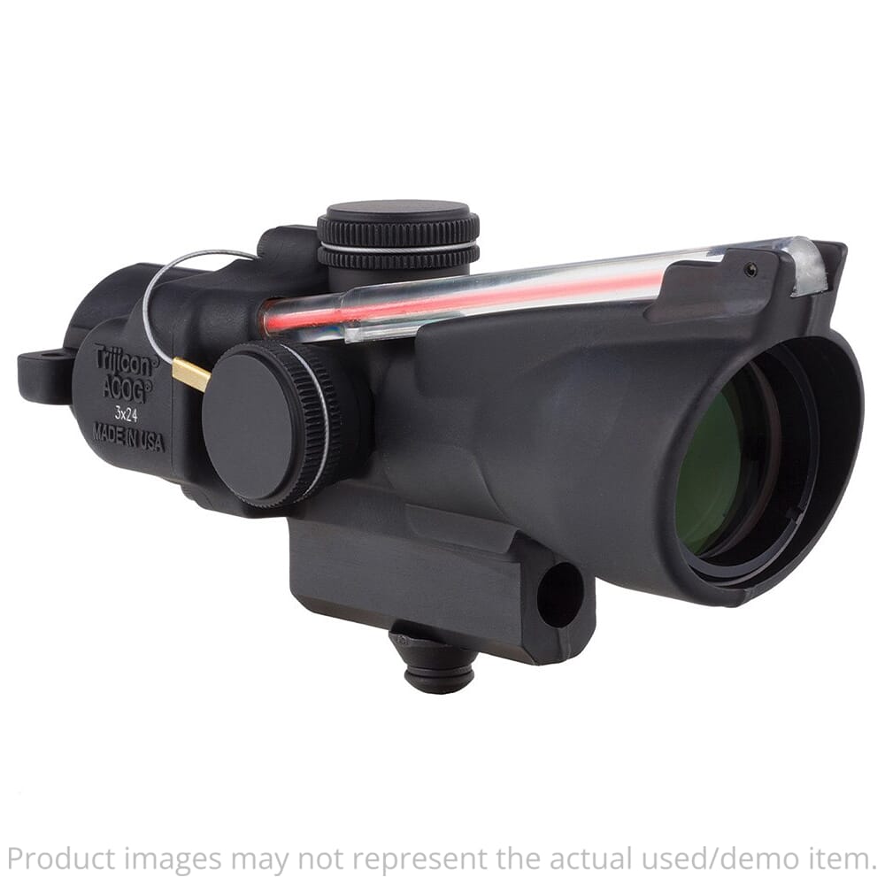 Trijicon USED ACOG 3x24 Red Crosshair .223/55gr BAC Compact Riflescope ...