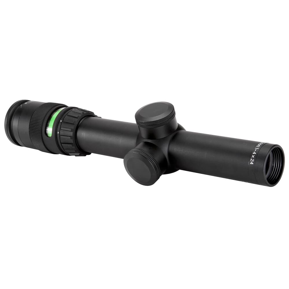 Trijicon USED AccuPoint 1-4x24mm SFP Crosshair w/ Green Dot 30mm Matte Blk Riflescope TR24-C-200071 - Excellent Condition UA4510 For Sale