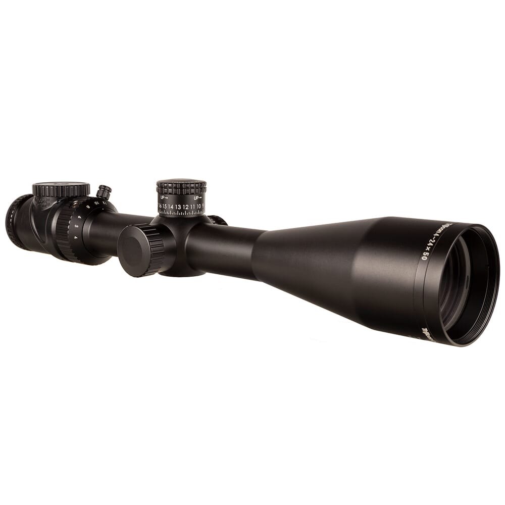 Trijicon AccuPoint 4-24x50 Riflescope Duplex Reticle w/Green Dot, 30mm Satin Black Riflescope 200162