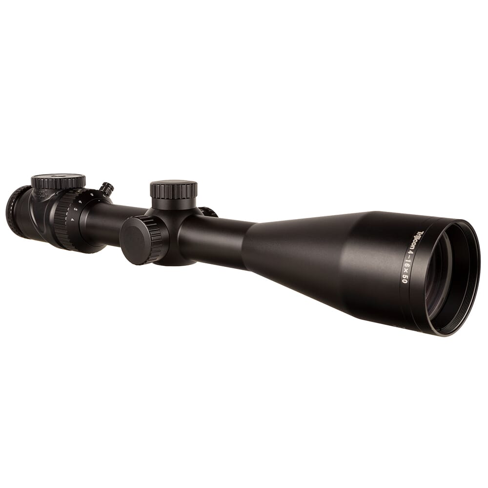 Trijicon AccuPoint 4-16x50 w/ BAC, Red Triangle Post Reticle, 30mm, Satin Black Riflescope 200143