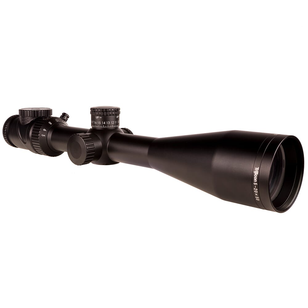 Trijicon AccuPoint 5-20x50 w/ BAC, Red Triangle Post Reticle, 30mm, Satin Black Riflescope 200152