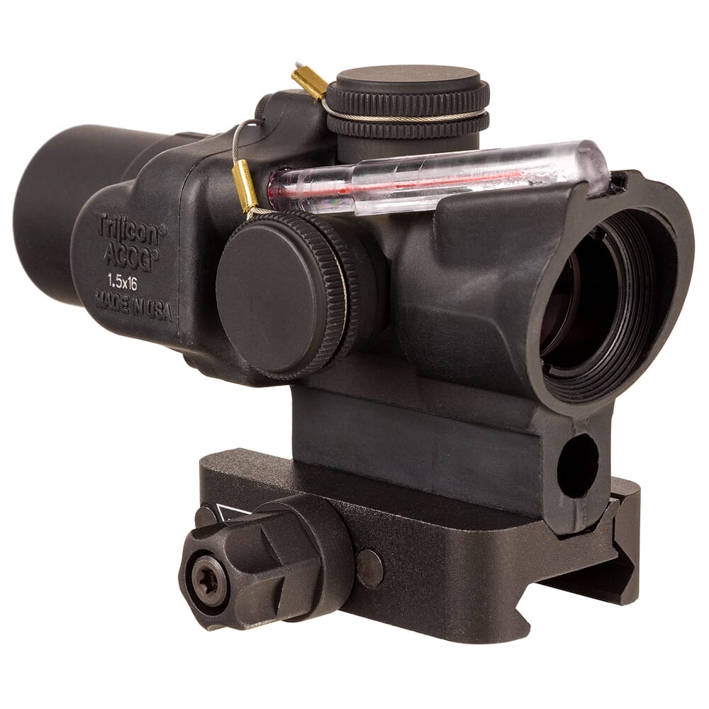Trijicon ACOG 1.5x16S Dual Illum Red Horseshoe 115gr 9mm PCC Compact Riflescope w/Q-LOC Mount TA44-C-400389