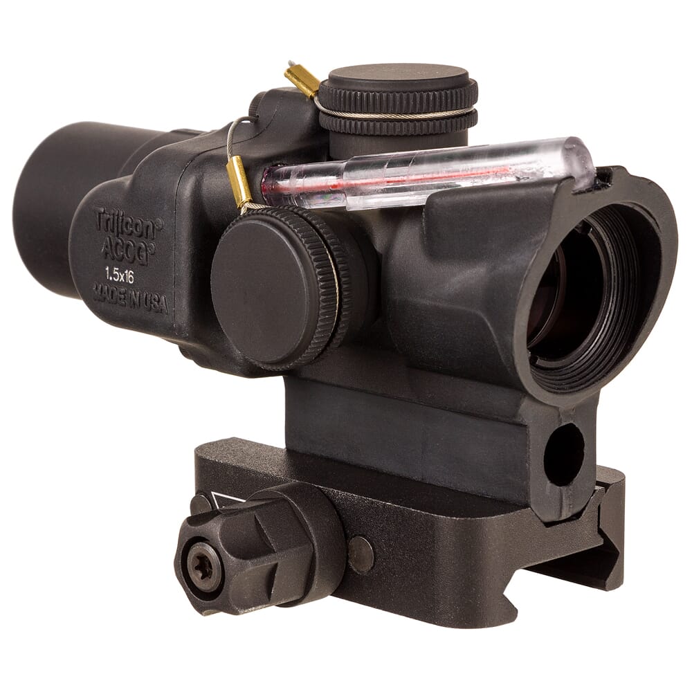 Trijicon ACOG 1.5x16S Dual Illum Red Ring /2 MOA Center Dot 