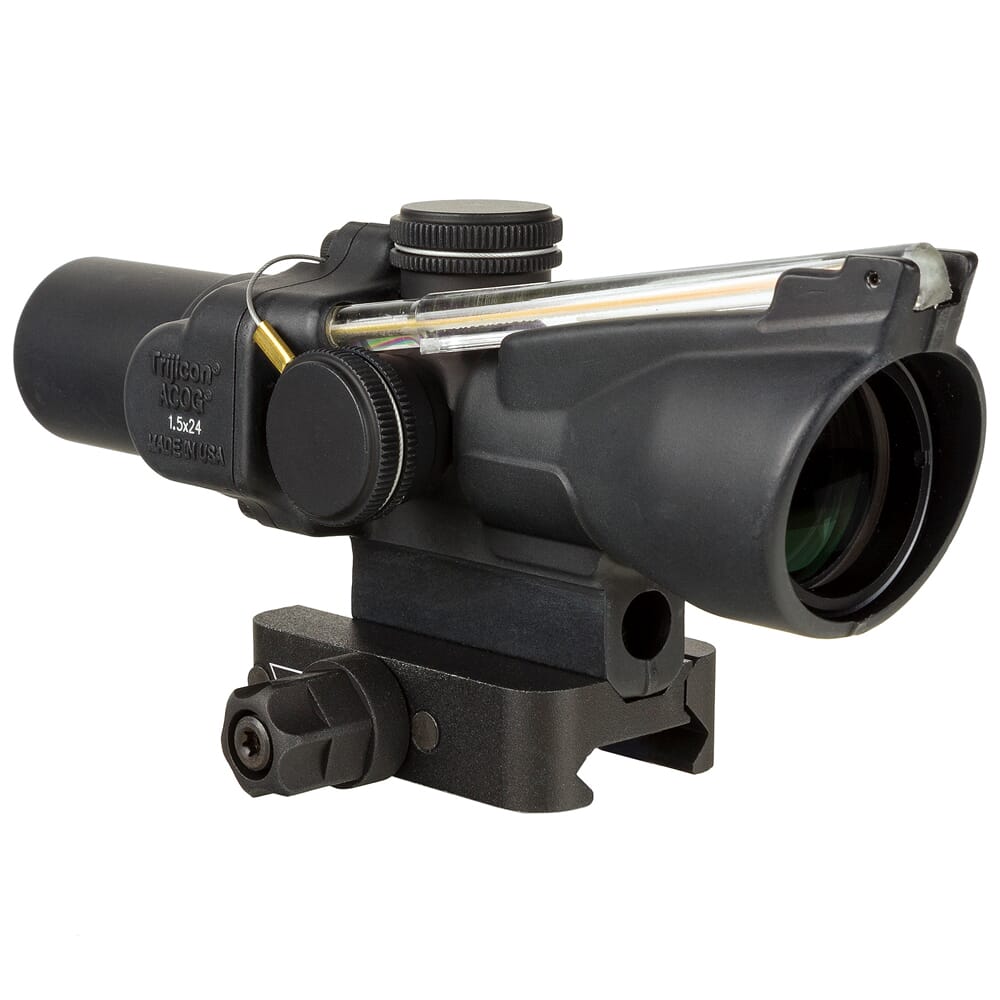Trijicon ACOG 1.5x24 Dual Illum Amber 8 MOA Triangle Compact Riflescope w/Q-LOC Mount TA45-C-400334