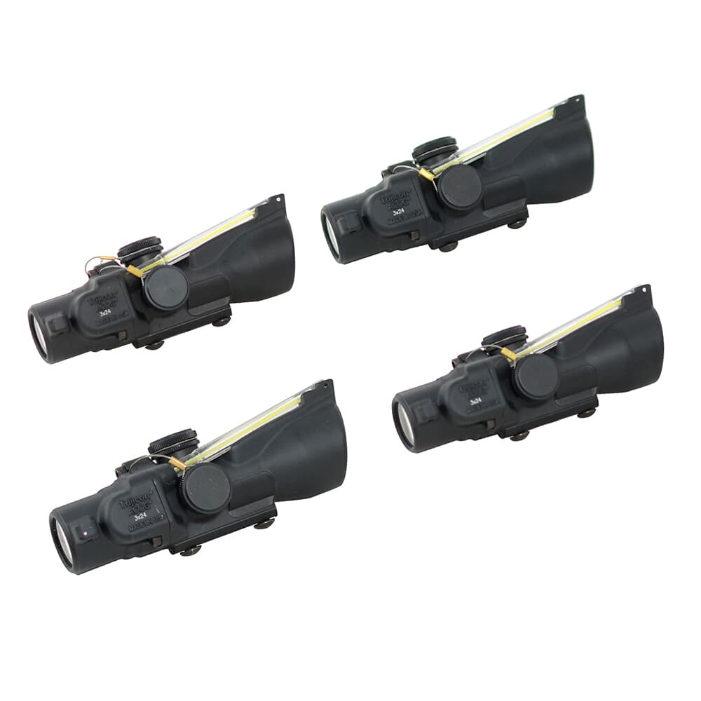Trijicon 3x24 Low Compact ACOG Dual Illum Amber Crosshair Ballistic Reticle TA50-C-400230 US Government BuyBack NO MOUNT