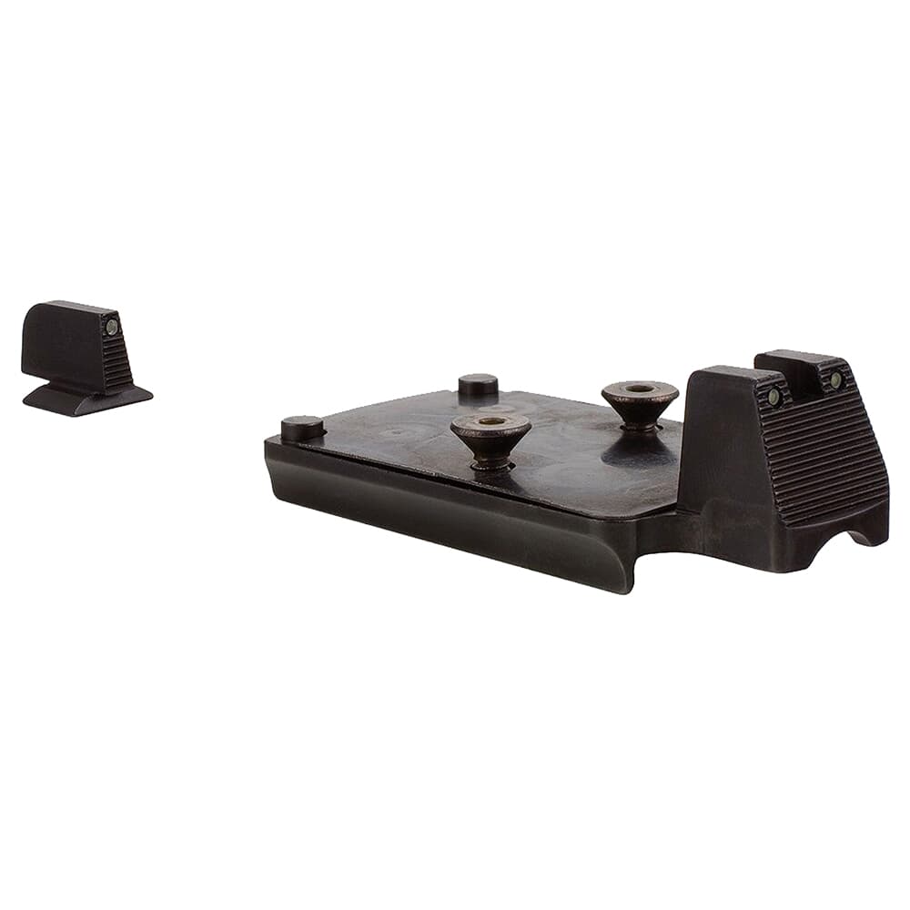Trijicon Colt 1911 RMR Mount w/Integrated Night Sight Set w/Black Front/Black Rear Outline &amp; Yellow Tritium CA428-C-600759