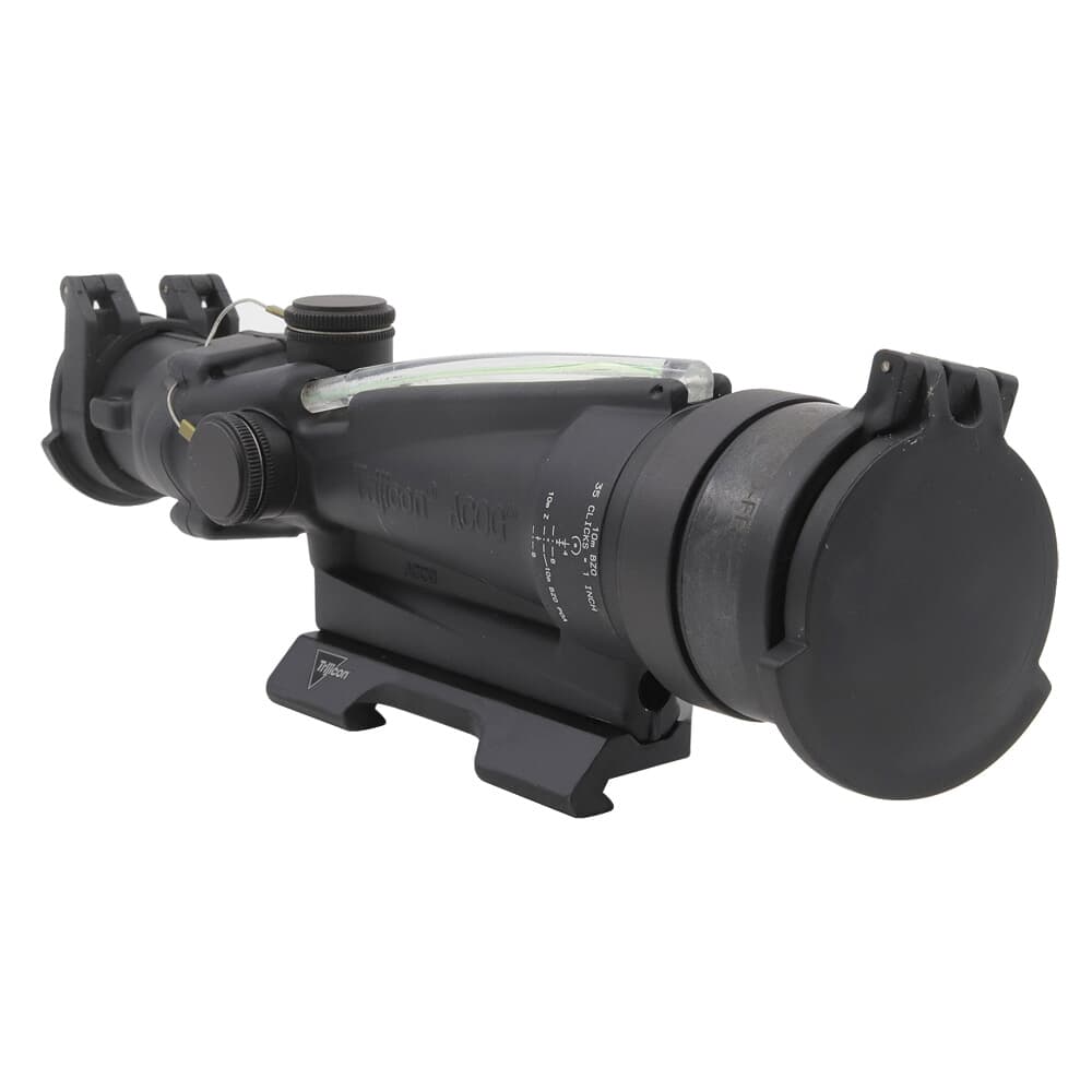 Trijicon MILITARY SURPLUS TA11MGO-M249/ 100714 ACOG 3.5x35 Scope, Dual Illuminated Green Horseshoe/Dot M249 Ballistic Reticle w/ AC12033 Trijicon QR M