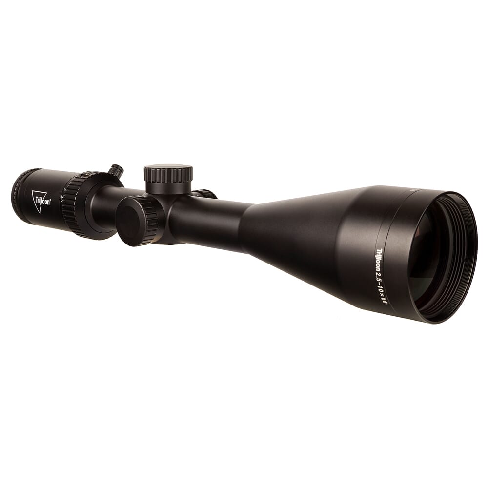 Trijicon Credo HX 2.5-10x56 SFP w/ Green Standard Duplex, 30mm, Satin Black Riflescope 2900030