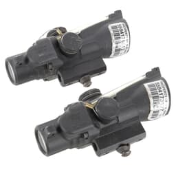 Trijicon 3x24 Compact ACOG Dual Illuminated Amber Crosshair Ballistic Reticle TA50-C-400224 US Government BuyBack NO MOUNT