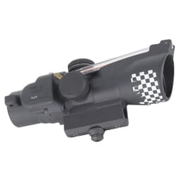 Trijicon3x24 Compact ACOG Scope Dual-Illuminated Red Crosshair .223/55gr. Ballistic Reticle w/M16 Carry Handle Base and Mounting Screw TA50-C-400284 U