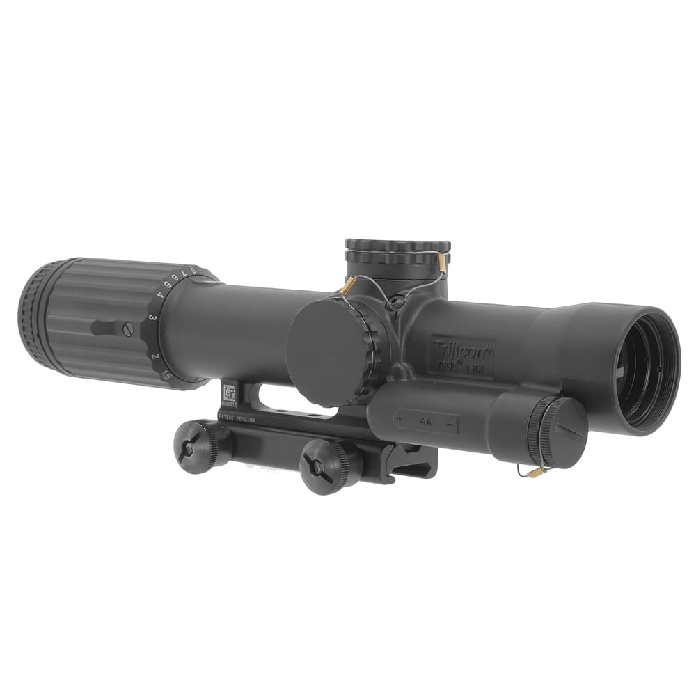 Trijicon VCOG 1-8x28 Red MRAD Crosshair Dot Reticle Scope w/ Thumbscrew Mount VC18-C-2400003 USED Like New