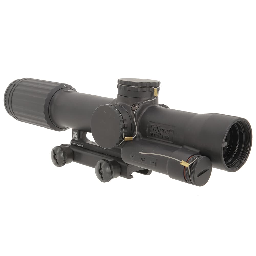 Trijicon VCOG 1-8x28 Red MRAD Crosshair Dot Reticle Scope 6 w/ Thumbscrew Mount VC18-C-2400003 USED as new but broken battery cap lanyard
