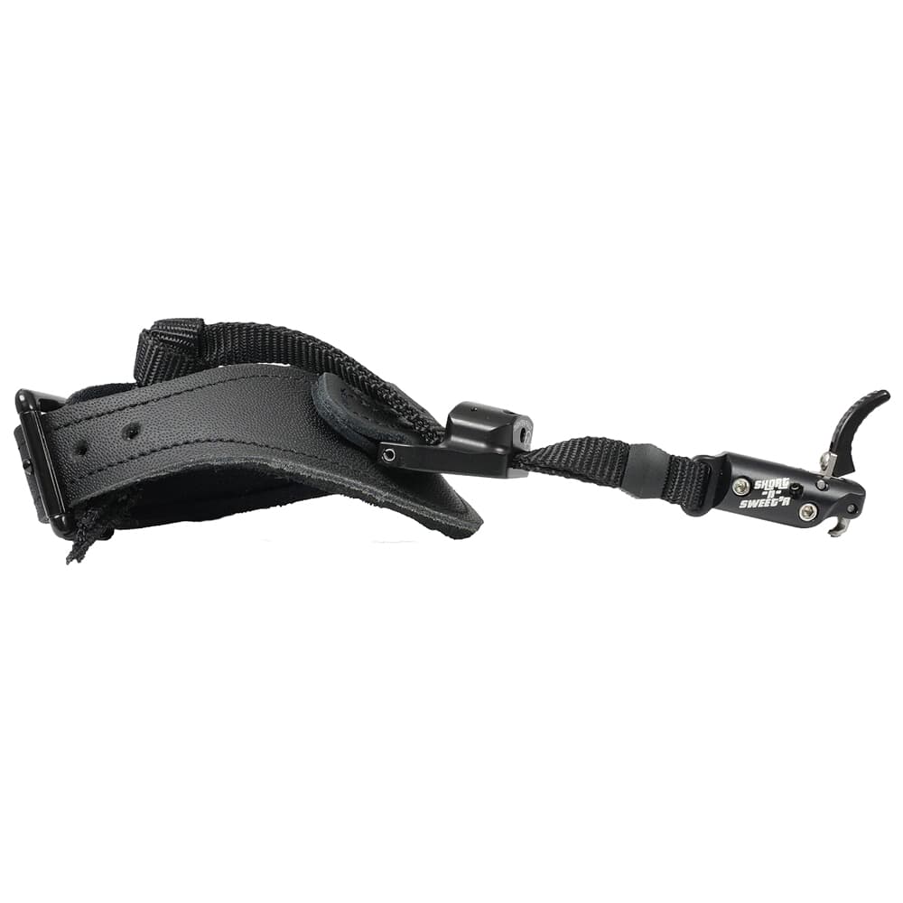 T.R.U. Ball Archery Short-N-Sweet'R Hybrid Hybrid Trigger Cinch Web Buckle Strap Black Junior Release SSHB-BK-JR