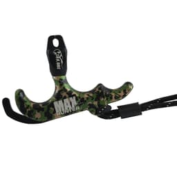 T.R.U. Ball Archery Max Hunter Plus 3 Finger Thumb Release w/Lanyard Camo Release TMHP-CA