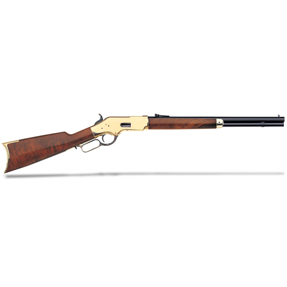 Uberti 1866 Yellowboy .45 Colt 20&quot; Bbl Brass Frame &amp; Buttplate C/H Lever Short Rifle 342340