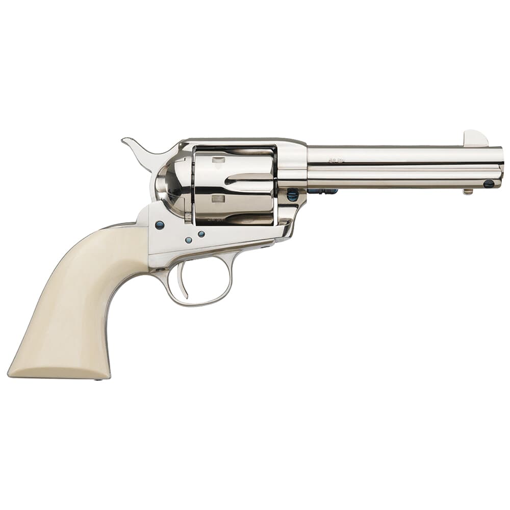 Uberti 1873 Cattleman Cody NM .45 Colt 4.75" Bbl F/N Plated Steel 6rd Revolver 356113