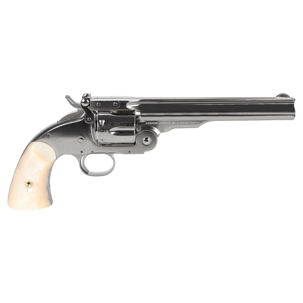 Uberti 1875 No. 3 Top Break .38 Special 7" Bbl F/N Plated Steel Revolver 348575