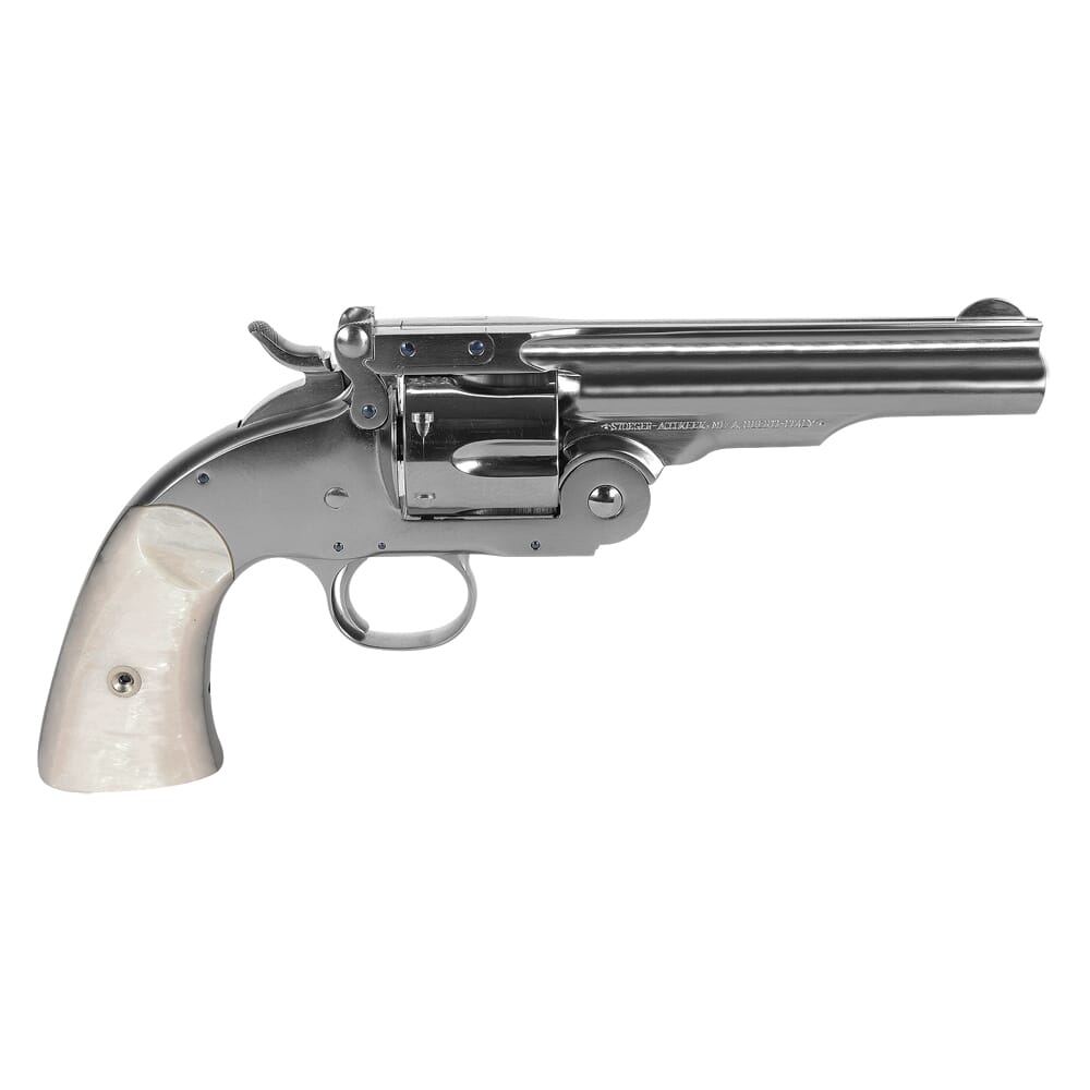 Uberti 1875 No. 3 Top Break .45 Colt 5" Bbl F/N Plated Steel Revolver 348571