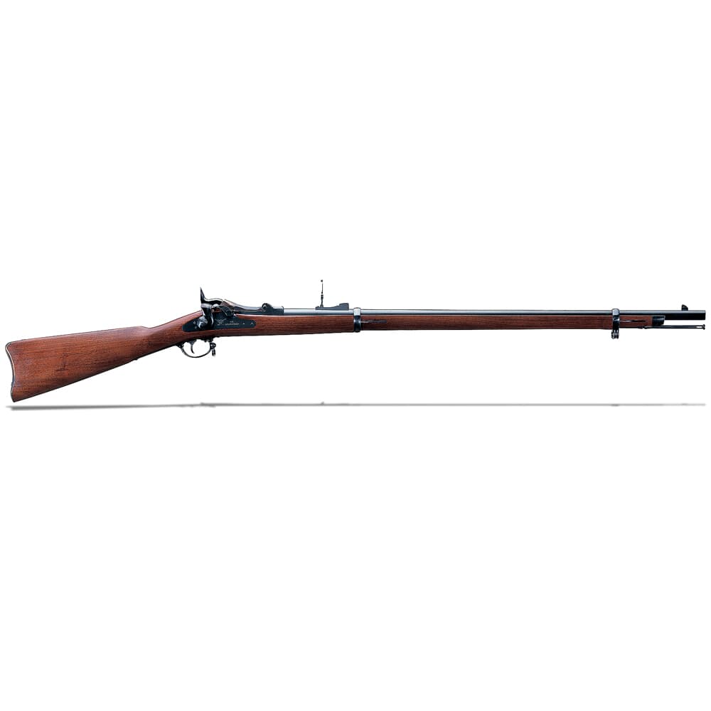 Uberti Springfield Trapdoor .45-70 32.5&quot; Bbl Blue Steel C/H Breechblock &amp; Buttplate Rifle 71007
