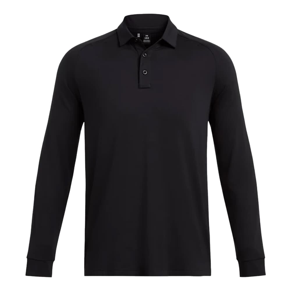 Under Armour Tactical Elite Long Sleeve Polo Black 1386713-001