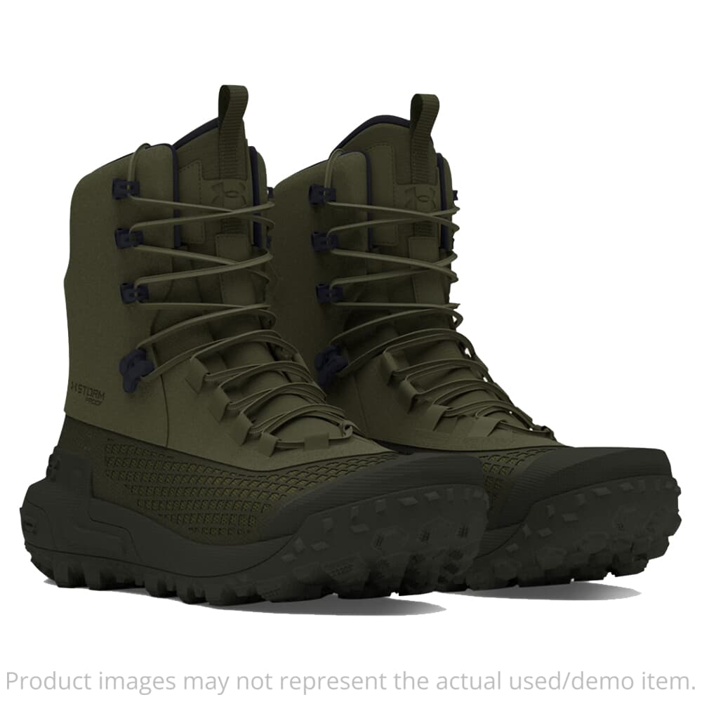 Under Armour USED HOVR Raider WP Boot Marine OD Green Size 10.5 3027682-300013 - Like New - Damaged Box UA7144