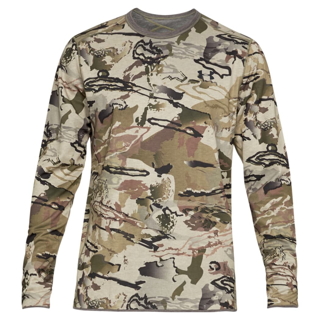 Under Armour RR Rev. Wool Base Crew UA Barren Camo/Blk MD 1297423-999002