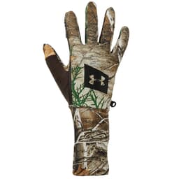 Under Armour Men's SC Hunt Glove Liner RT Edge/Mvrck Brn/Blk SM 1318573-991001
