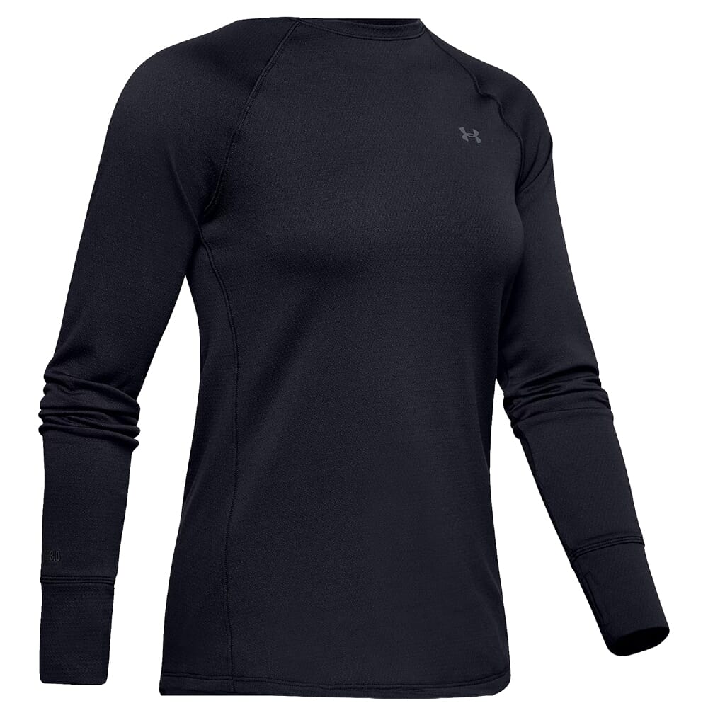 Under Armour Whitetail ColdGear Base Long Sleeve Crew 3.0 Black/Pitch Gray 1343320-001