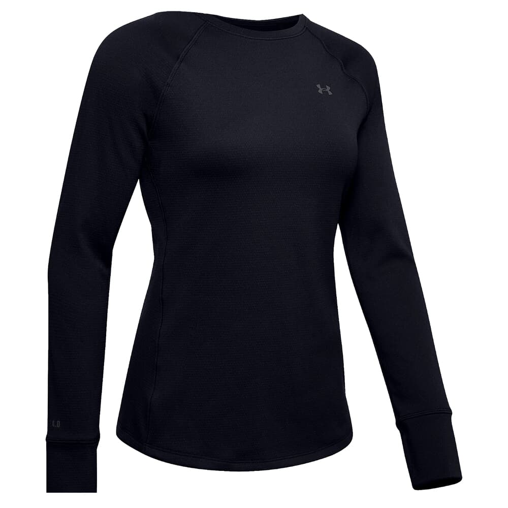 Under Armour Women's ColdGear Base Long Sleeve 4.0 Crew Black/Pitch Gray 1353351-001