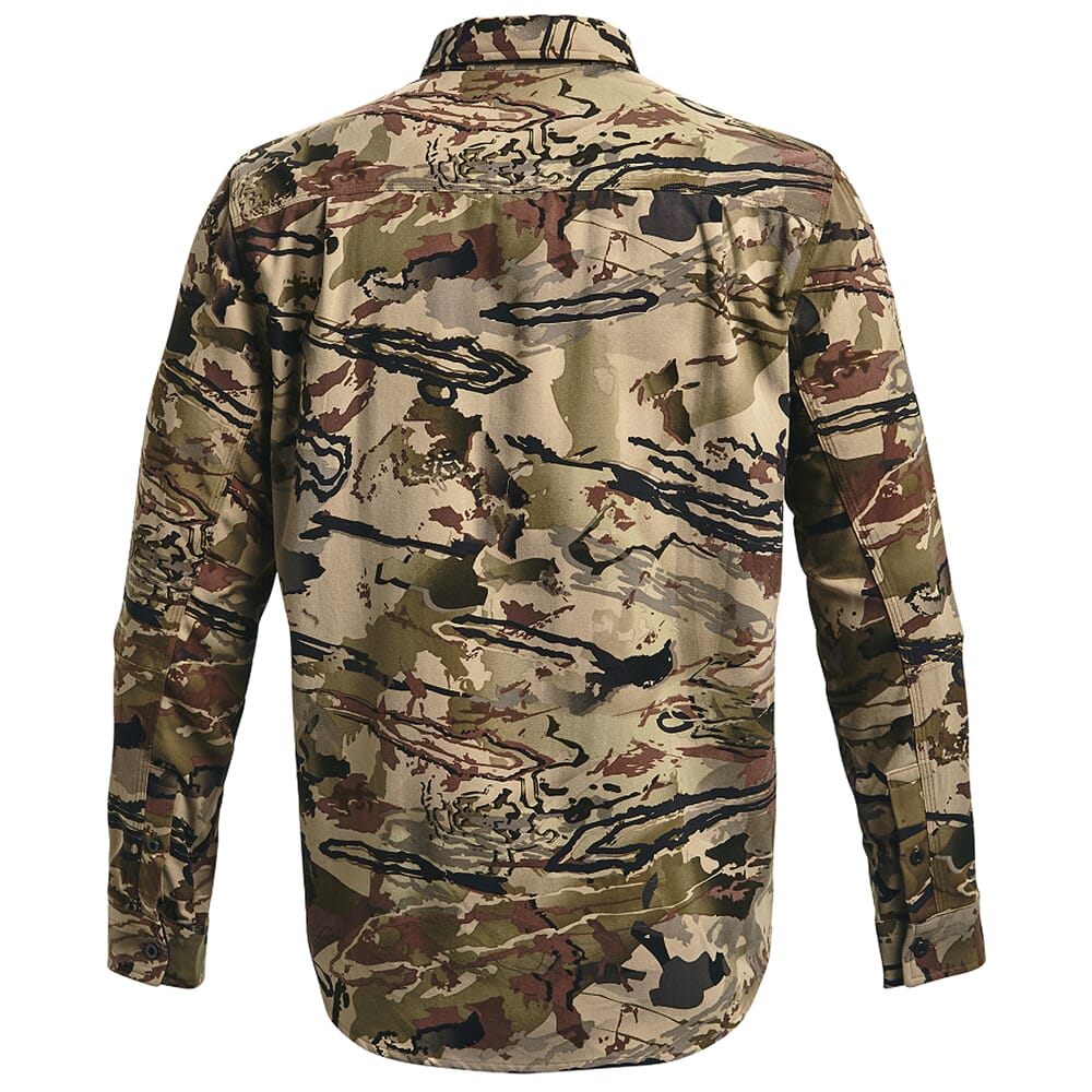 Under Armour Backwoods CH1 Henley Shirt UA Barren Camo/Blk 1356287-999 ...