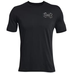 Under Armour Whitetail Skelmatic Short Sleeve Tee Black/Summit White LG 1357924-002005