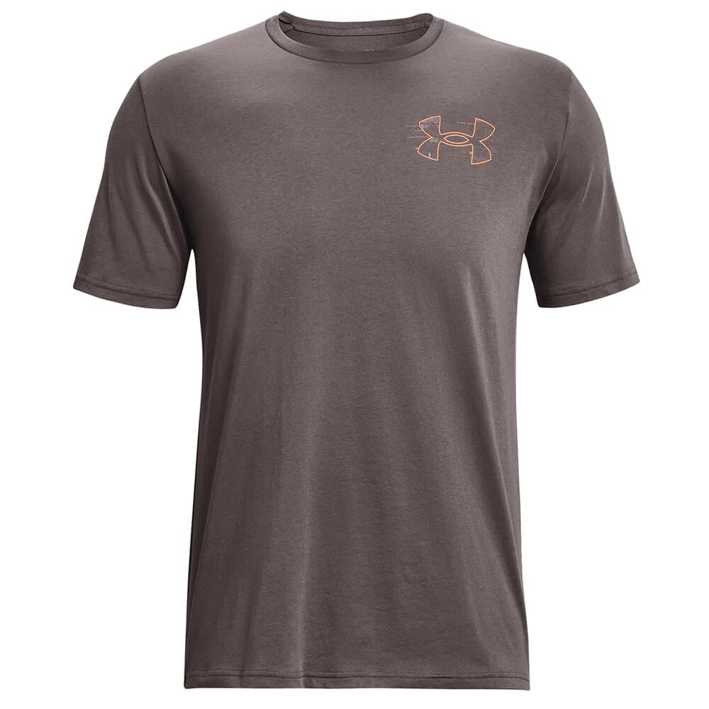 Under Armour Whitetail Skelmatic Short Sleeve Tee Fresh Clay/Panic Orange MD 1357924-176006