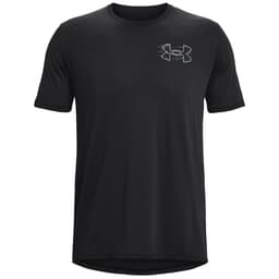 Under Armour Elk Skelmatic Short Sleeve Tee Black/Antifreeze LG 1357925-003005