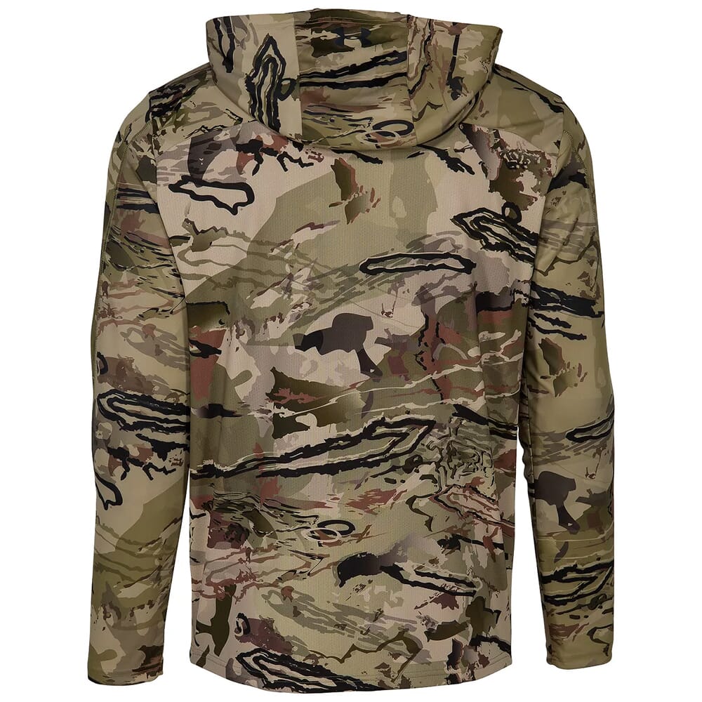 Under Armour Whitetail Iso-Chill Brush Line Hoodie UA Barren Camo/Black ...