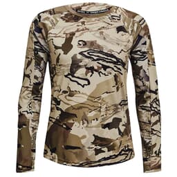 Under Armour Women's Iso-Chill Brushline LS Shirt UA Barren Camo/Blk XXL 1365593-999006