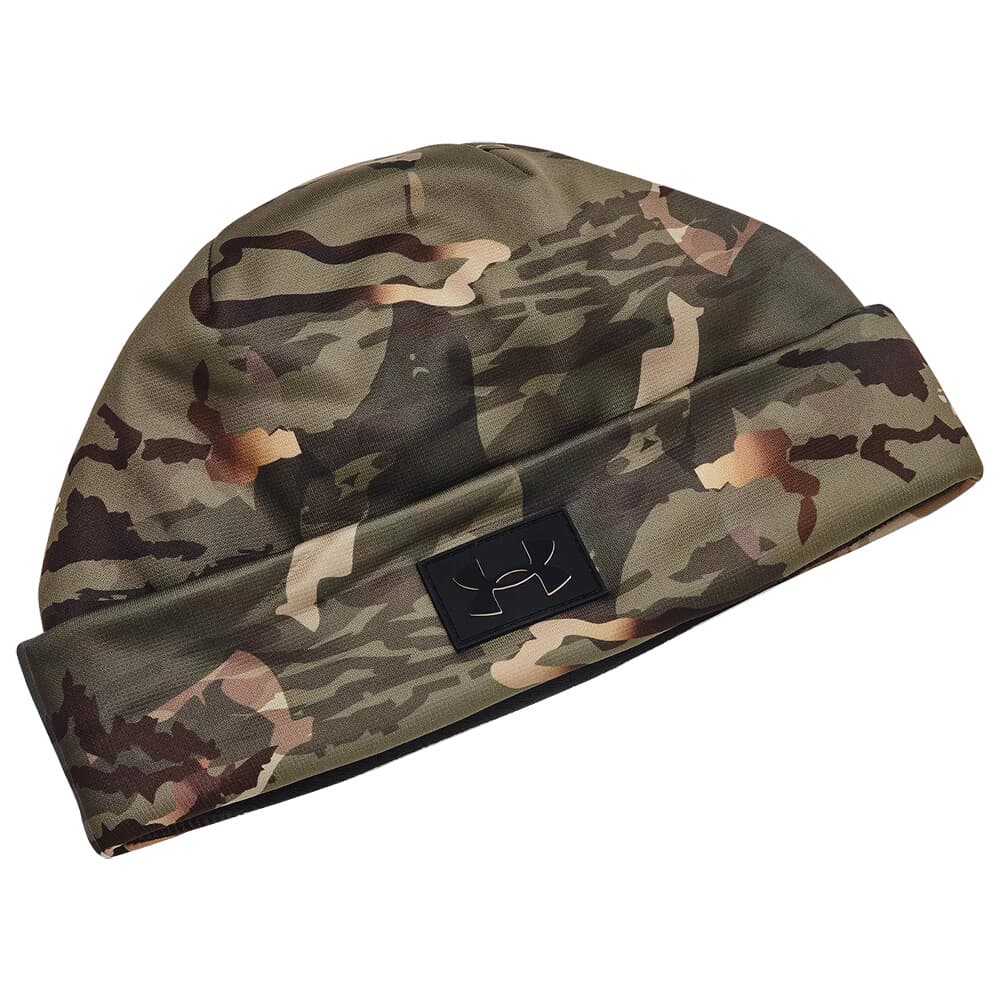Under Armour Camo Storm Beanie Forest All Season Camo/Black OSFM 1365943-994001
