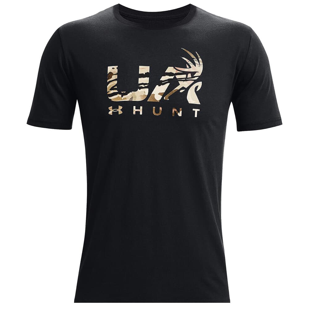 Under Armour Antler Hunt Icon Short Sleeve Tee Black/UA Barren Camo 1366014-001