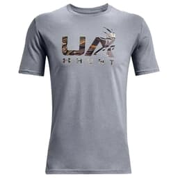 Under Armour Antler Hunt Icon Short Sleeve Tee Steel/UA Forest All Season Camo 3XL 1366014-035001