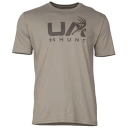 Under Armour Antler Hunt Icon Short Sleeve Tee Pewter/Fresh Clay LG 1366014-294005