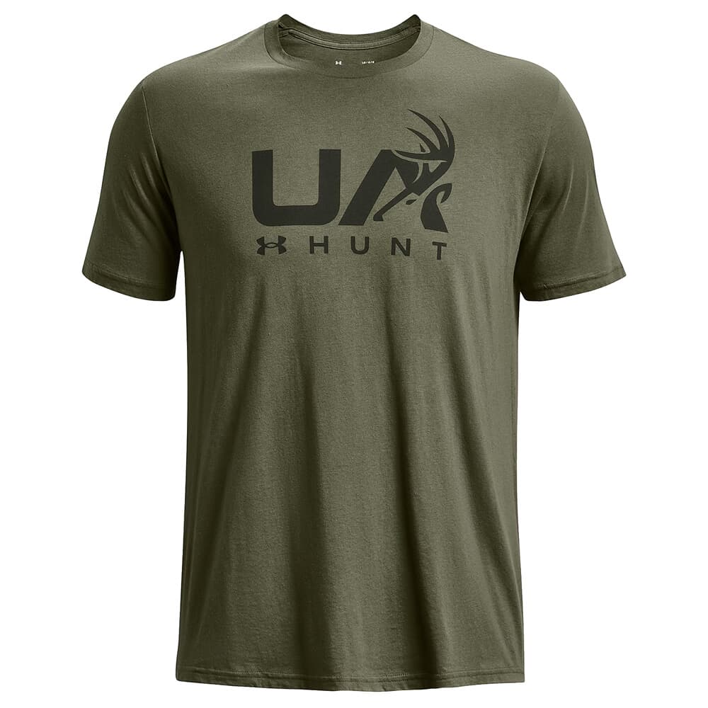 Under Armour Antler Hunt Icon SS Tee Marine OD Green 1366014-391