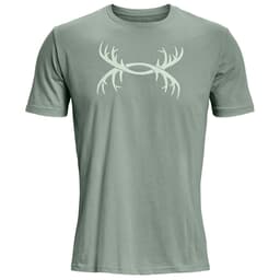 Under Armour Antler Logo Short Sleeve Tee Opal Green/Illusion Green XXL 1366017-781002