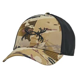 Under Armour Outdoor Antler Trucker Hat Barren Camo/Black OSFM 1372352-989001