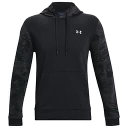 Under Armour Rival Camo Blocked Fleece Hoodie Black/UA Blackout Camo/Elemental XXL 1373180-001006